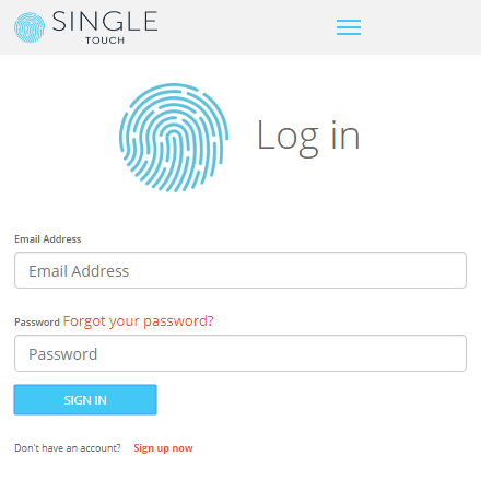 App login form